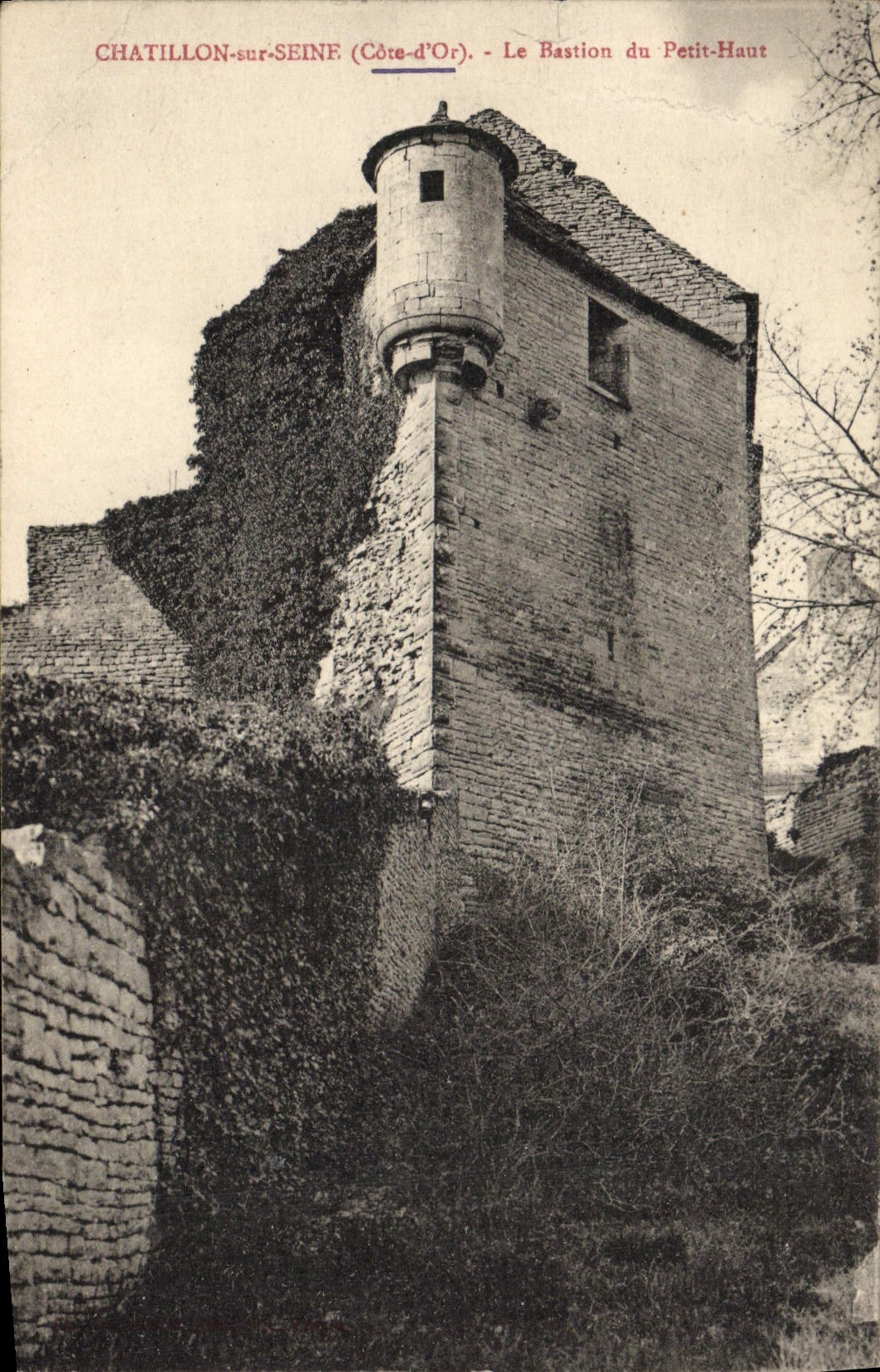 CPA Chatillon sur Seine Le bastion du Petit Haut 