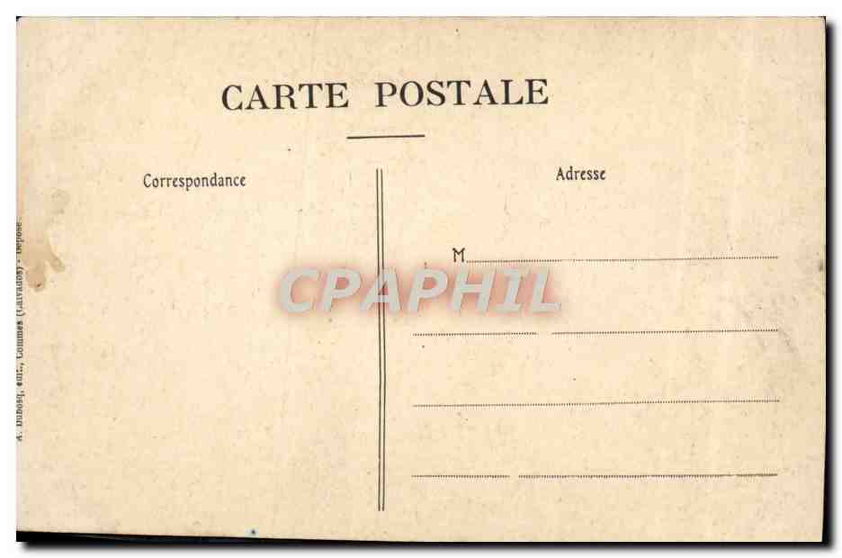 CPA Aux pieds de ND de la Delivrande  — Back