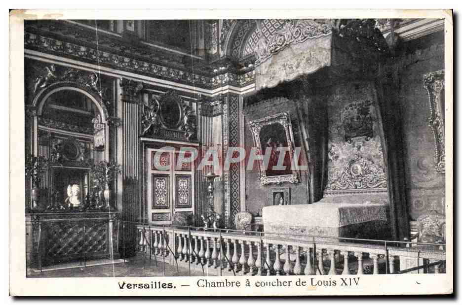 CPA Versailles Chambre a Coucher de Louis XIV