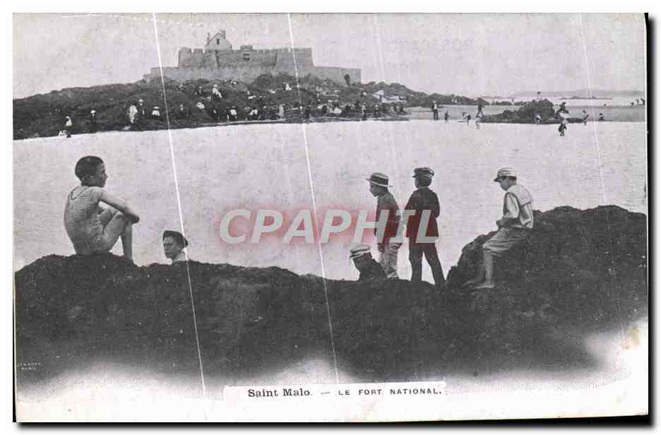 Saint Malo — LE FORT NATIONAL — éditeur CPAPHIL, n° de série non visible