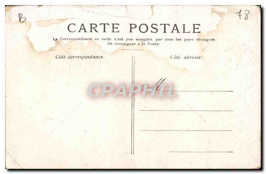 CPA Versailles Le Petit Trianon — Verso