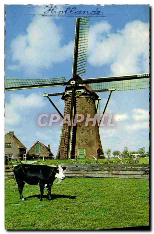 CPM Moulin a vent Vache