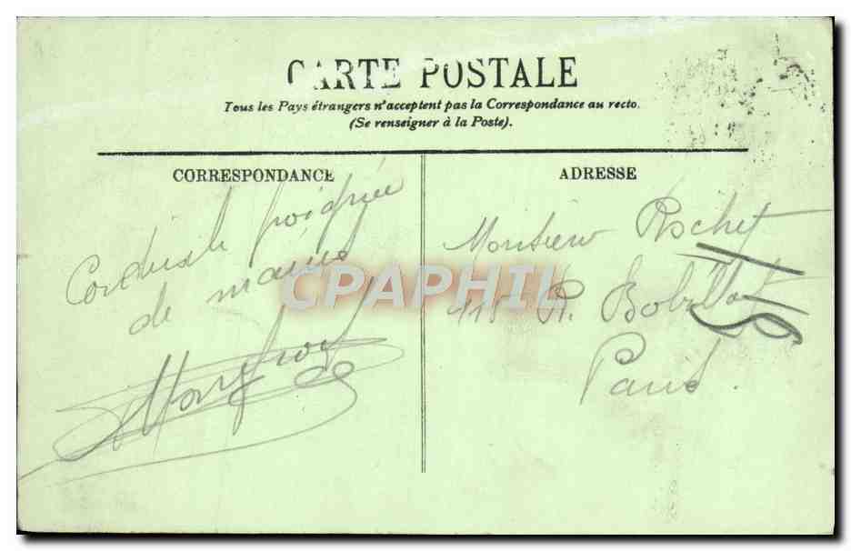 CPA Versailles Parterre Latone Vase Aux Soleils — Verso