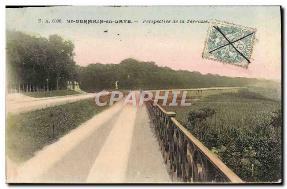 St-GERMAIN-en-LAYE — Perspective de la Terrusse — F.A. 6306