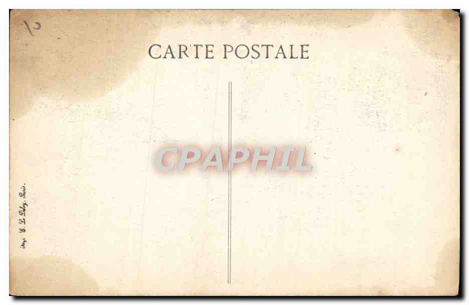 CPA Bataille de la Marne Pargny sur Saulx L'eglise  — Rückseite