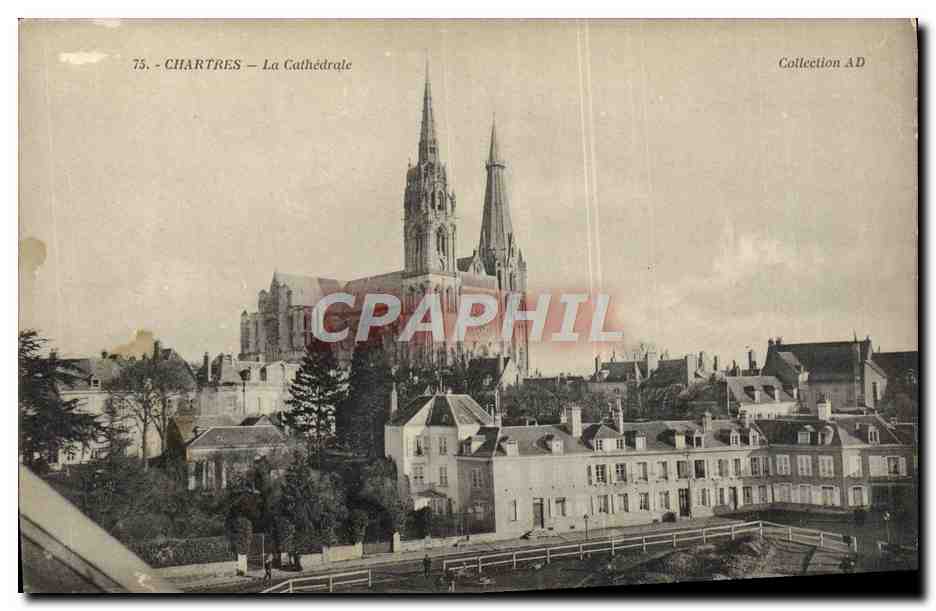 CPA Chartres La Cathedrale