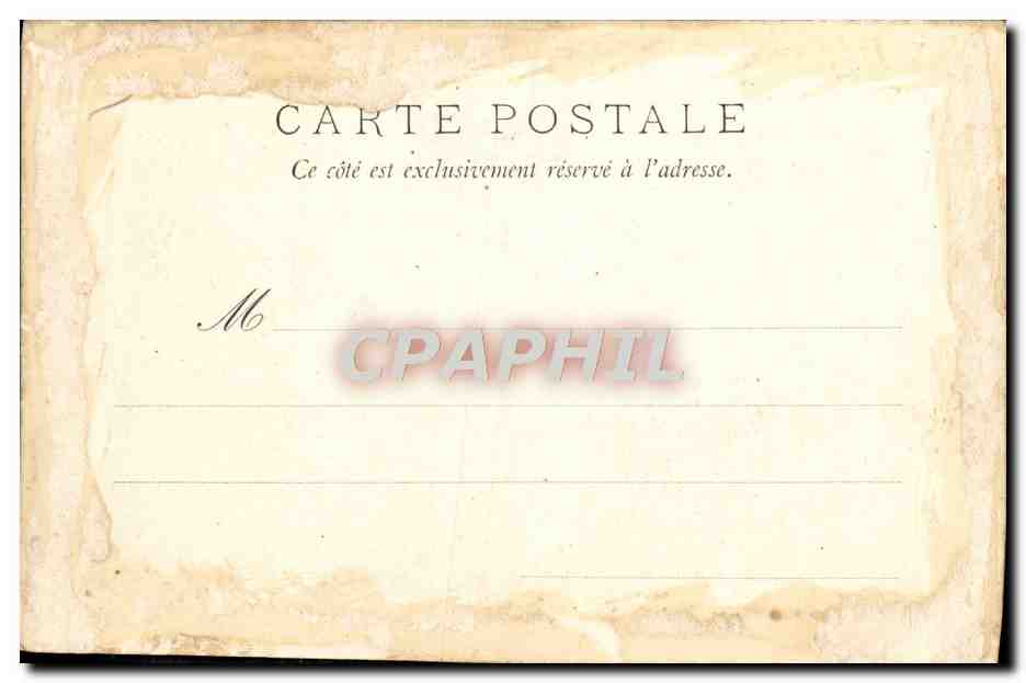 CPA Nantes L'Entree du Chateau de La Duchesse Anne — Verso