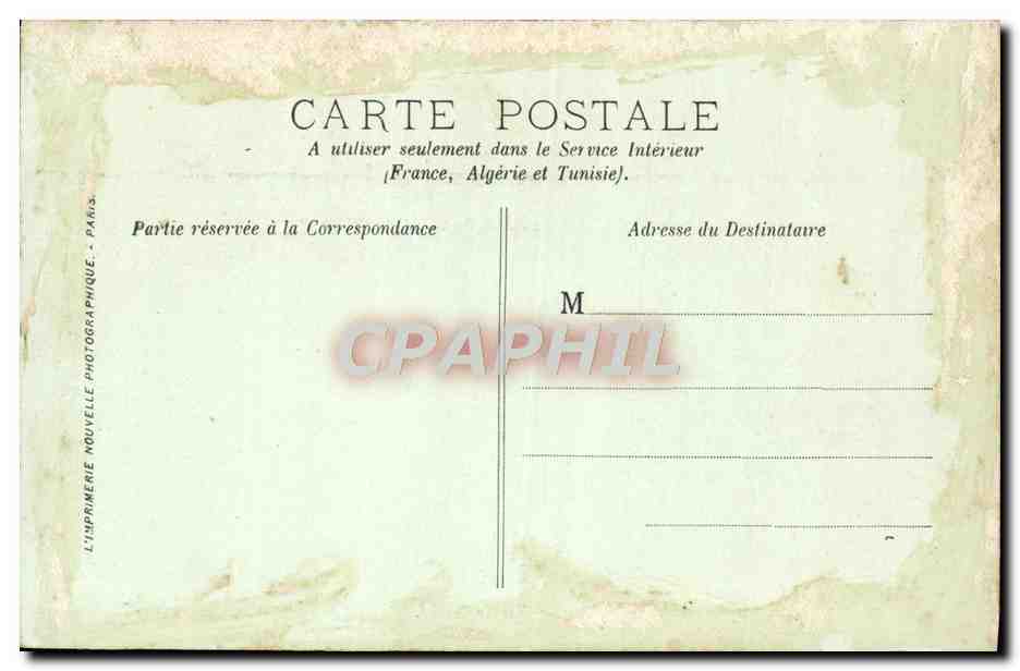 CPA Nantes La Bourse et le quai Duguay Trouin  — Verso