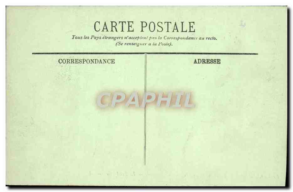 Vintage Postcard Versailles Trianon The Lord's House The Presbytery — Back