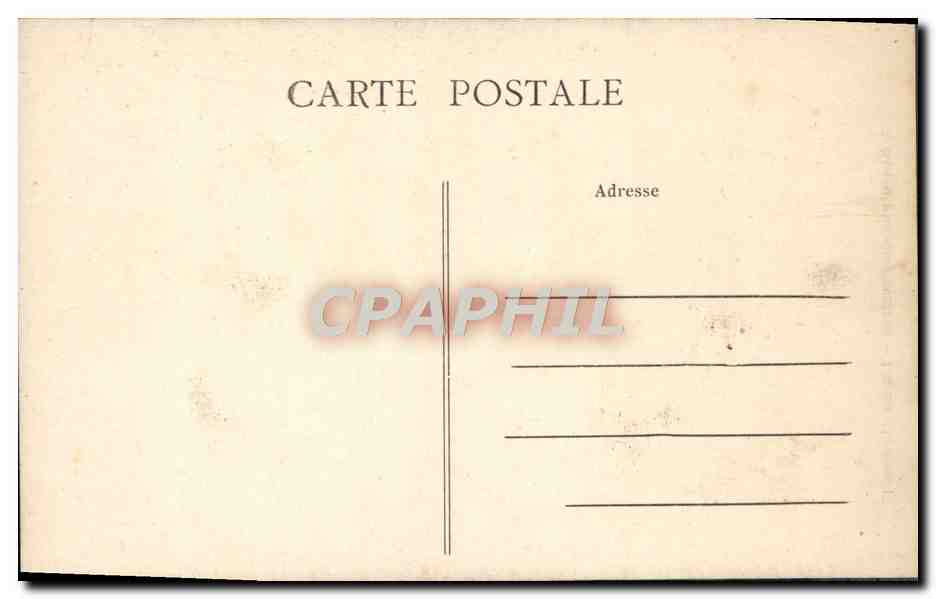 CPA St Sulplce de Favieres L'Eglise Le portail — Rückseite