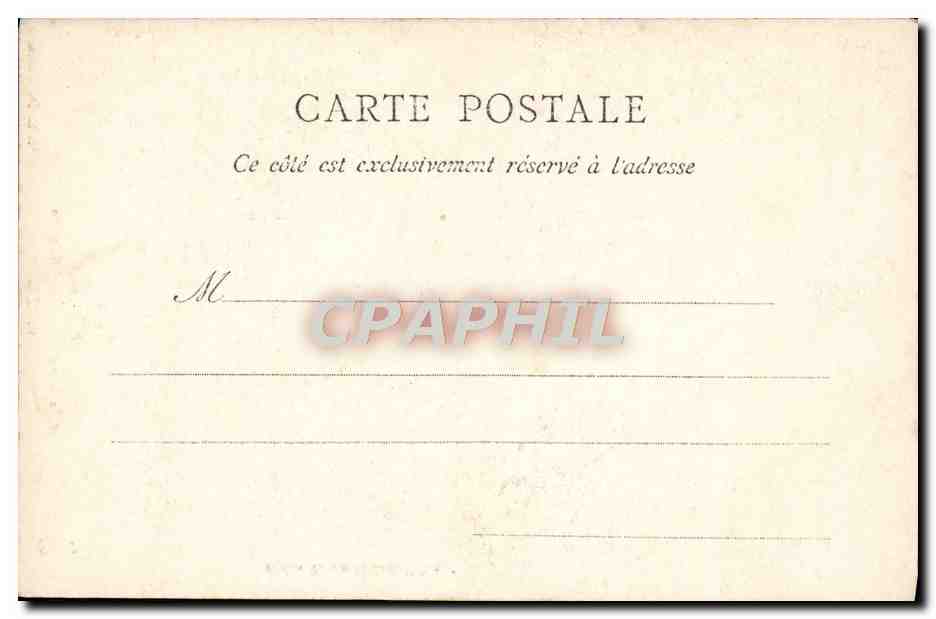 CPA Paris Les Invalides La Chapelle — Rückseite