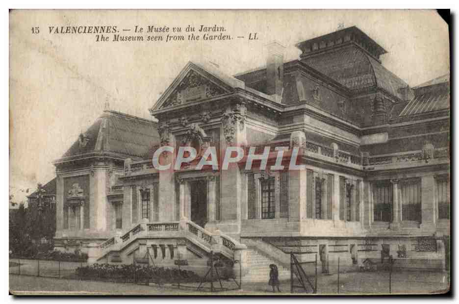 Valenciennes — Le Musée vu du Jardin — Lévy Fils & Cie, Paris-Versailles