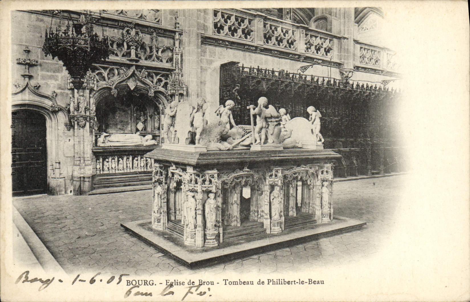 CPA Bourg Eglise de Brou Tombeau de Philibert le Beau