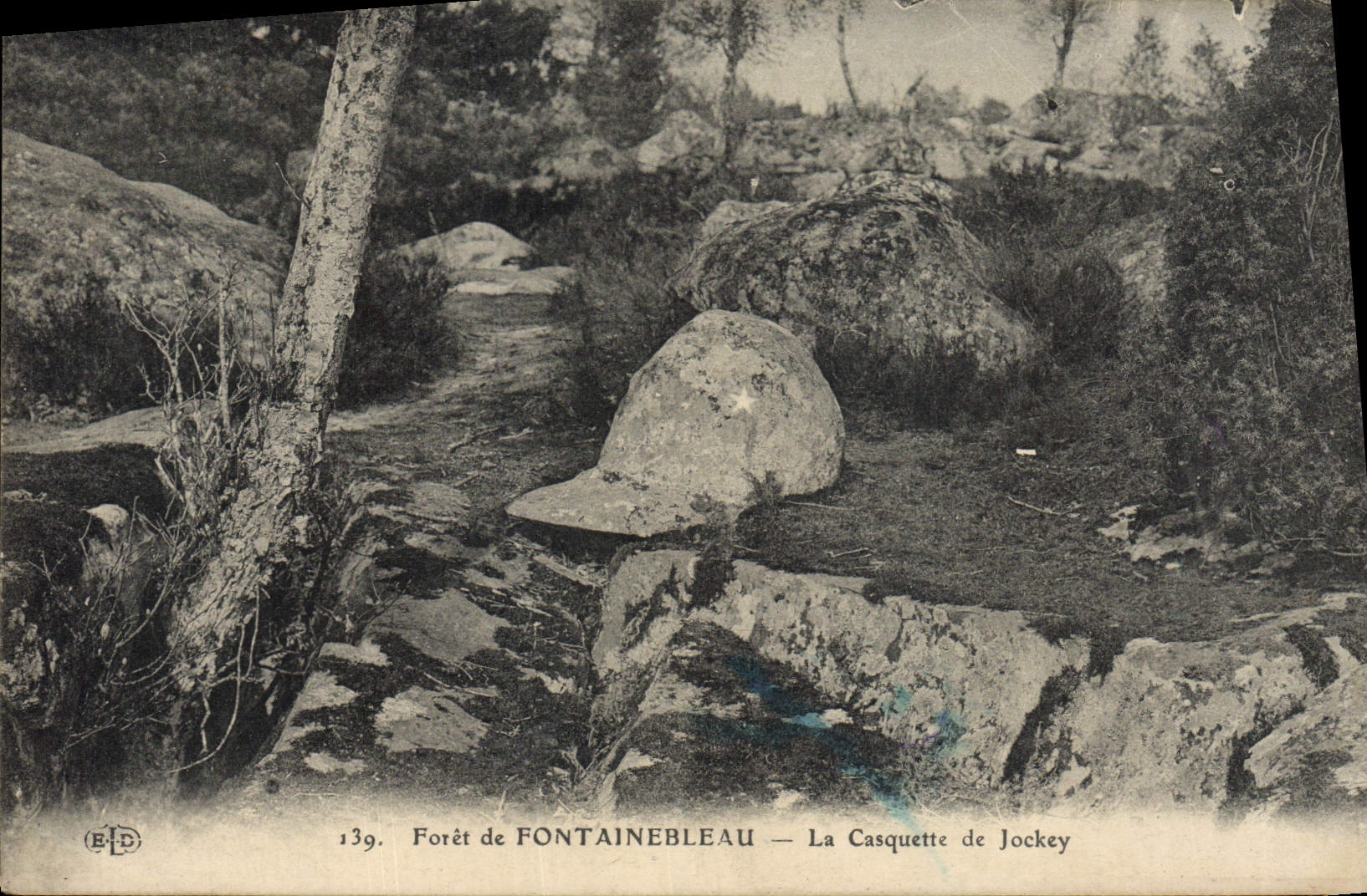 Wald von FONTAINEBLEAU — Die Jockey-Mütze — Verlag E.D., Nr. 139