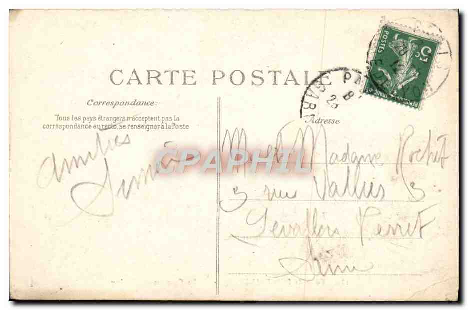 Wald von FONTAINEBLEAU — Die Jockey-Mütze — Verlag E.D., Nr. 139 — Rückseite