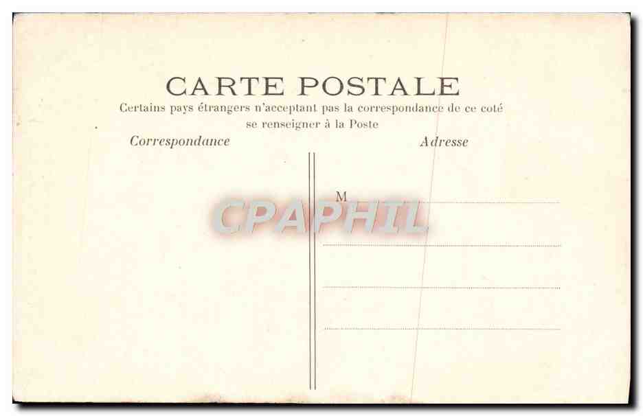 CPA La Chapelle du Palais de Versailles — Verso