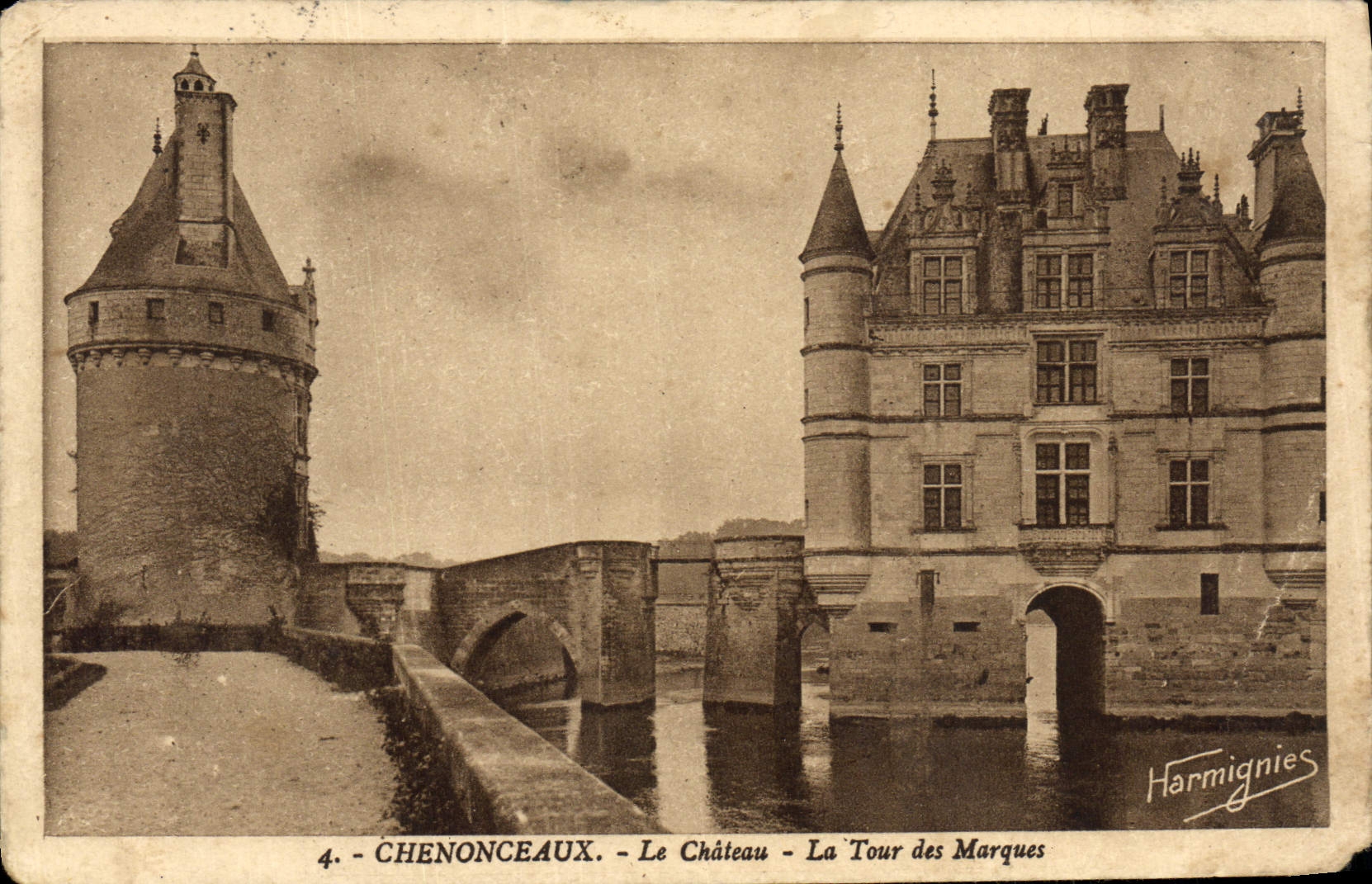 CPA Chenonceaux Le Chateau La Tour des Marques