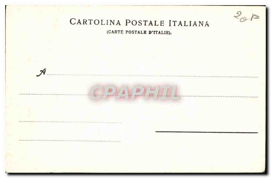 CPA Roma Pietro Pieta del Michelangelo — Verso