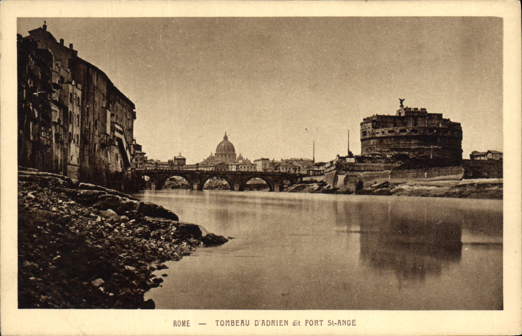 CPA Roma Tombeau D'Adrien dit Fort St Ange