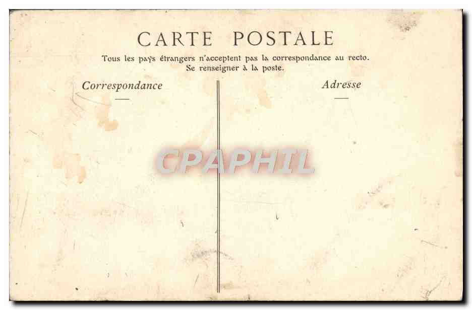 CPA Le Grand Andely Cheminee a l'hotel du Grand Cerf  — Rückseite