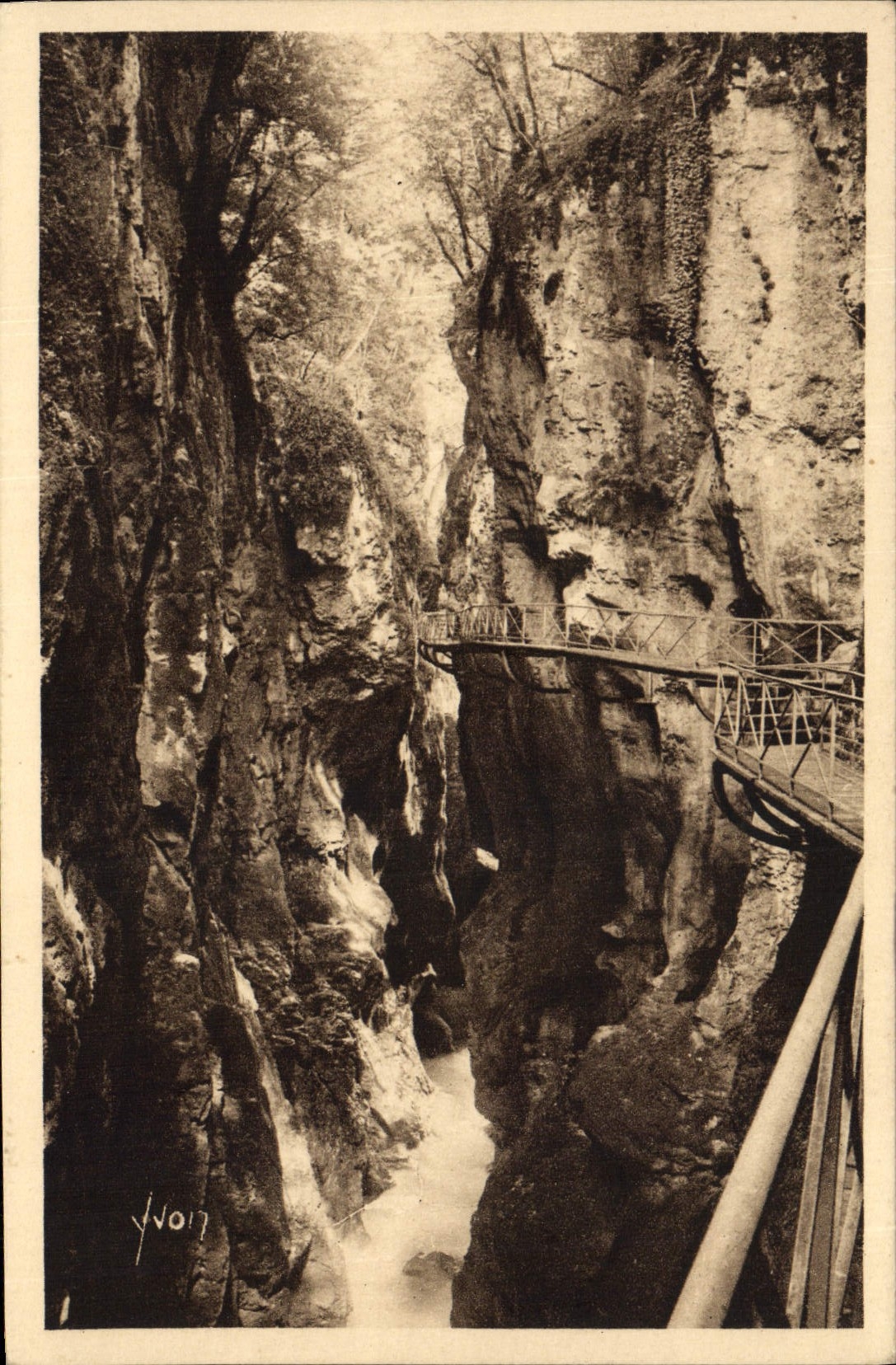 CPA Annecy Les Gorges du Fier