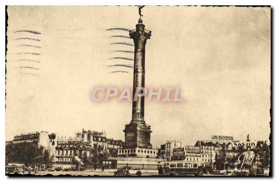 CPA Paris Et Ses Merveilles Place de la Bastille et Colonne de Juillet