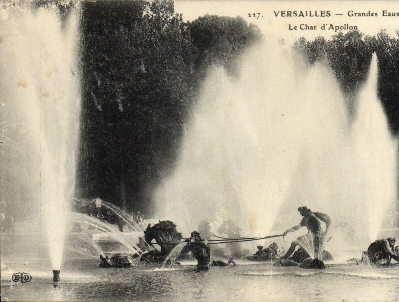 CPA Versailles Grandee Eaux Le Char d'Apollon