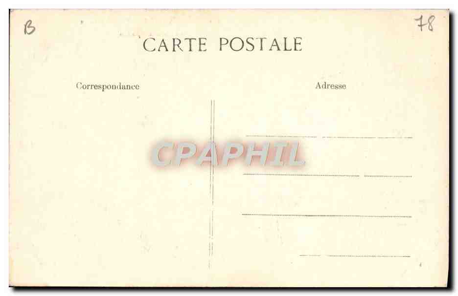 CPA Versailles Grandee Eaux Le Char d'Apollon — Rückseite
