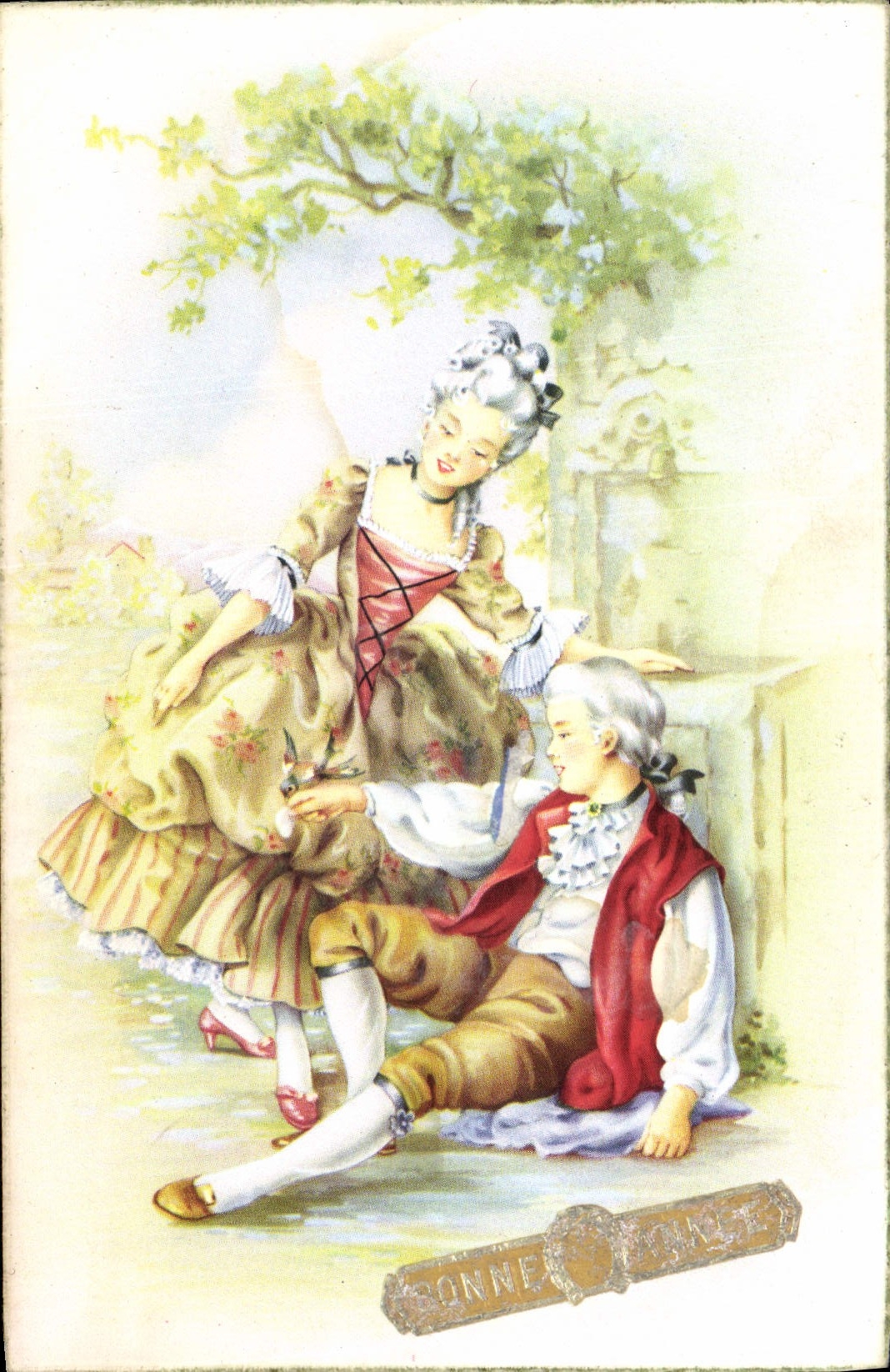 CPA Fantaisie Femme