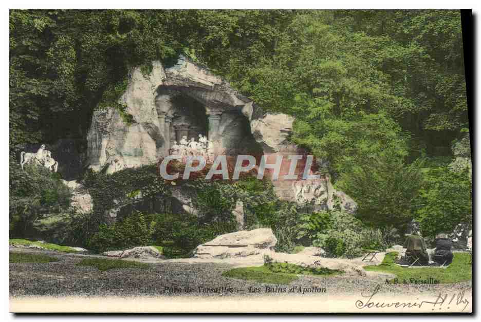 CPA Versailles Les bains d'Apollon