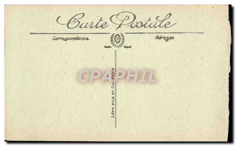 CPA Avignon Palais Papes Plafond de la Chapelle St Martial  — Verso