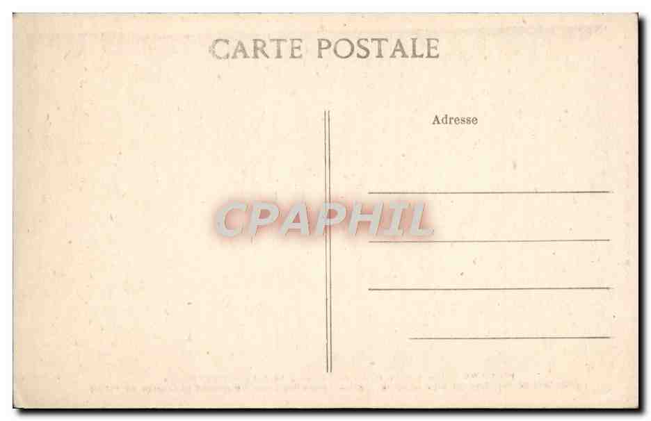 CPA Poitiers Le Palais de Justice La Salle des Pas Perdus Cheminee et verrieres  — Rückseite