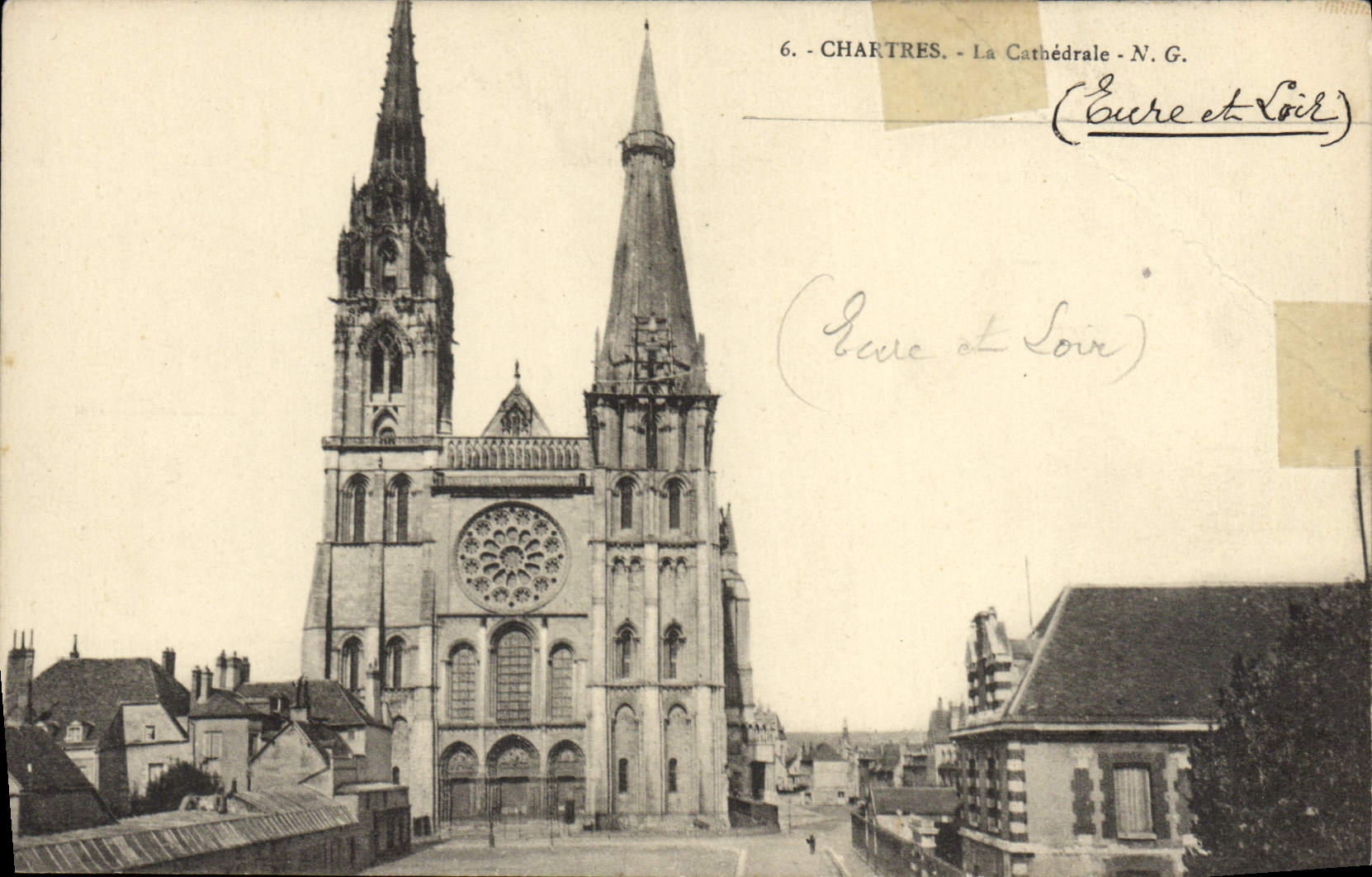 CPA Chartres Cathedrale