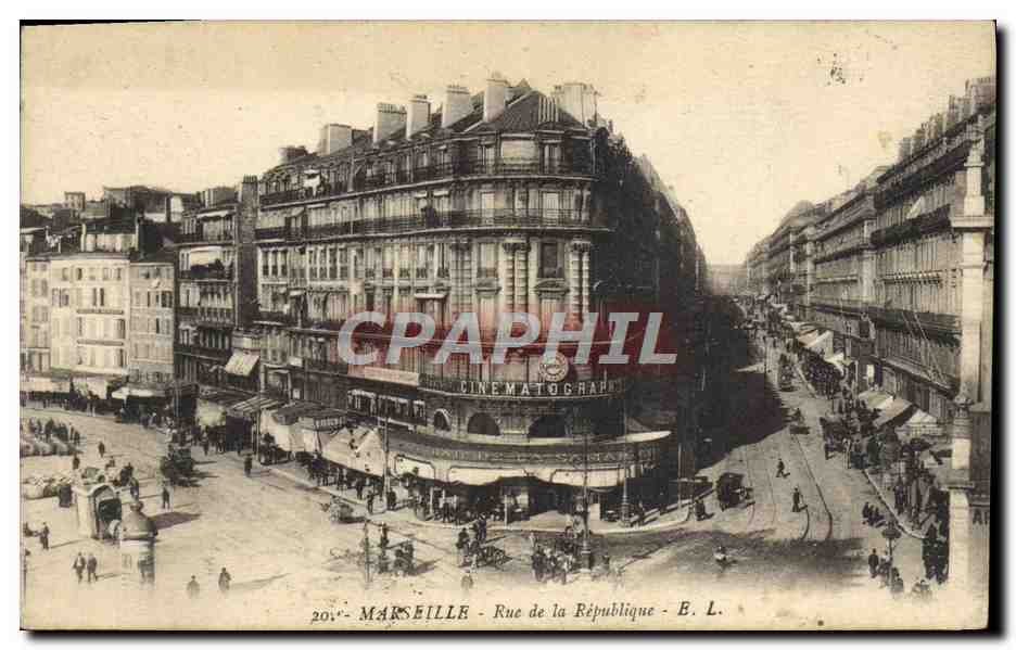 CPA Marseille Rue de la Republique
