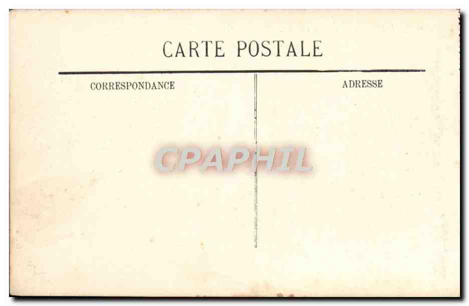 CPA Marseille L'Hotel des Postes et Telegraphes — Rückseite