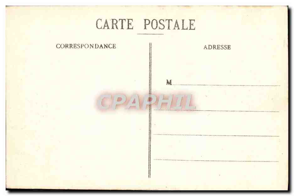 CPA Marseille Vieux Port Et Notre Dame De La Garde Bateaux — Verso