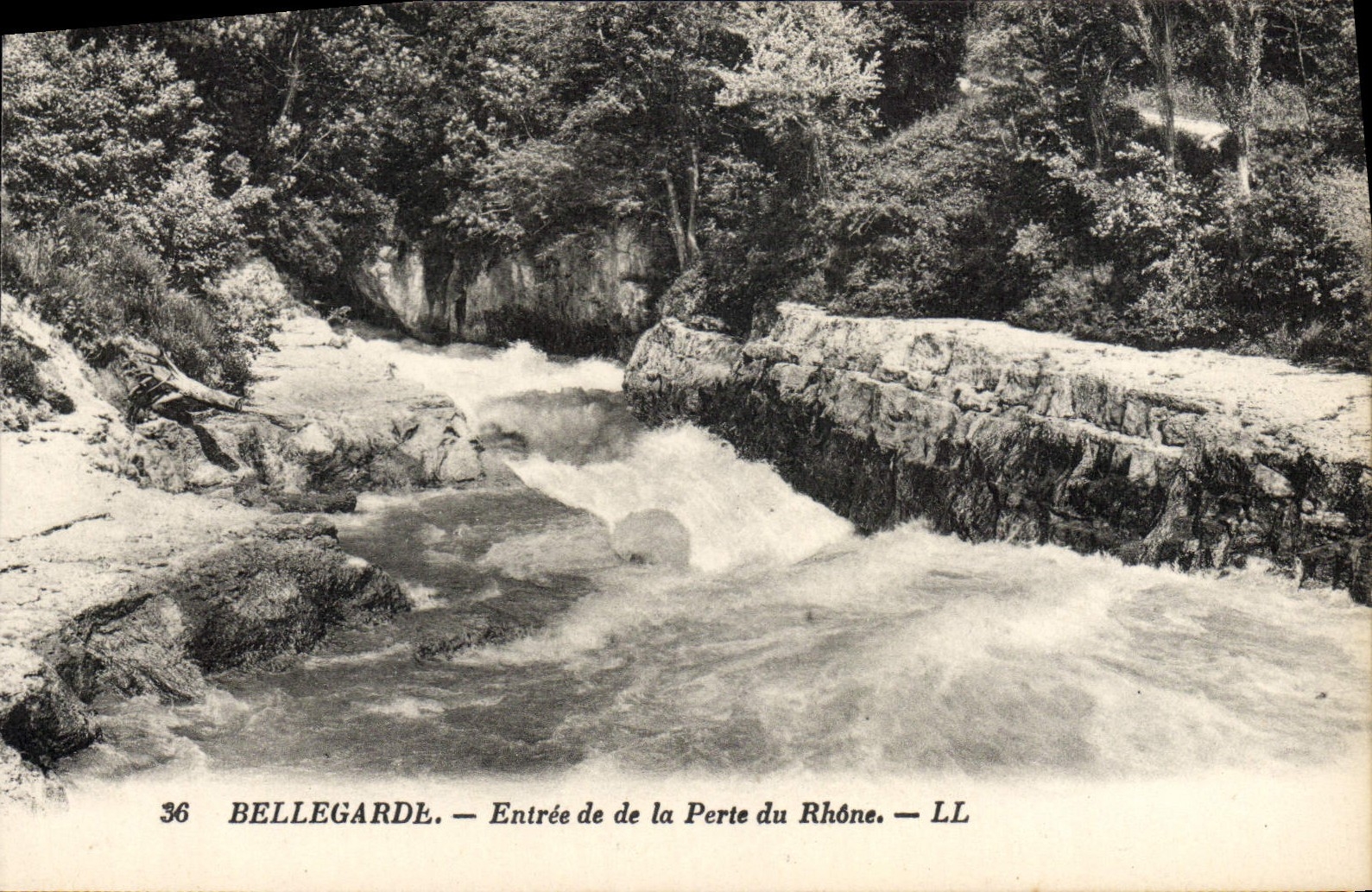 Bellegarde — Entrée de la Perte du Rhône — LL