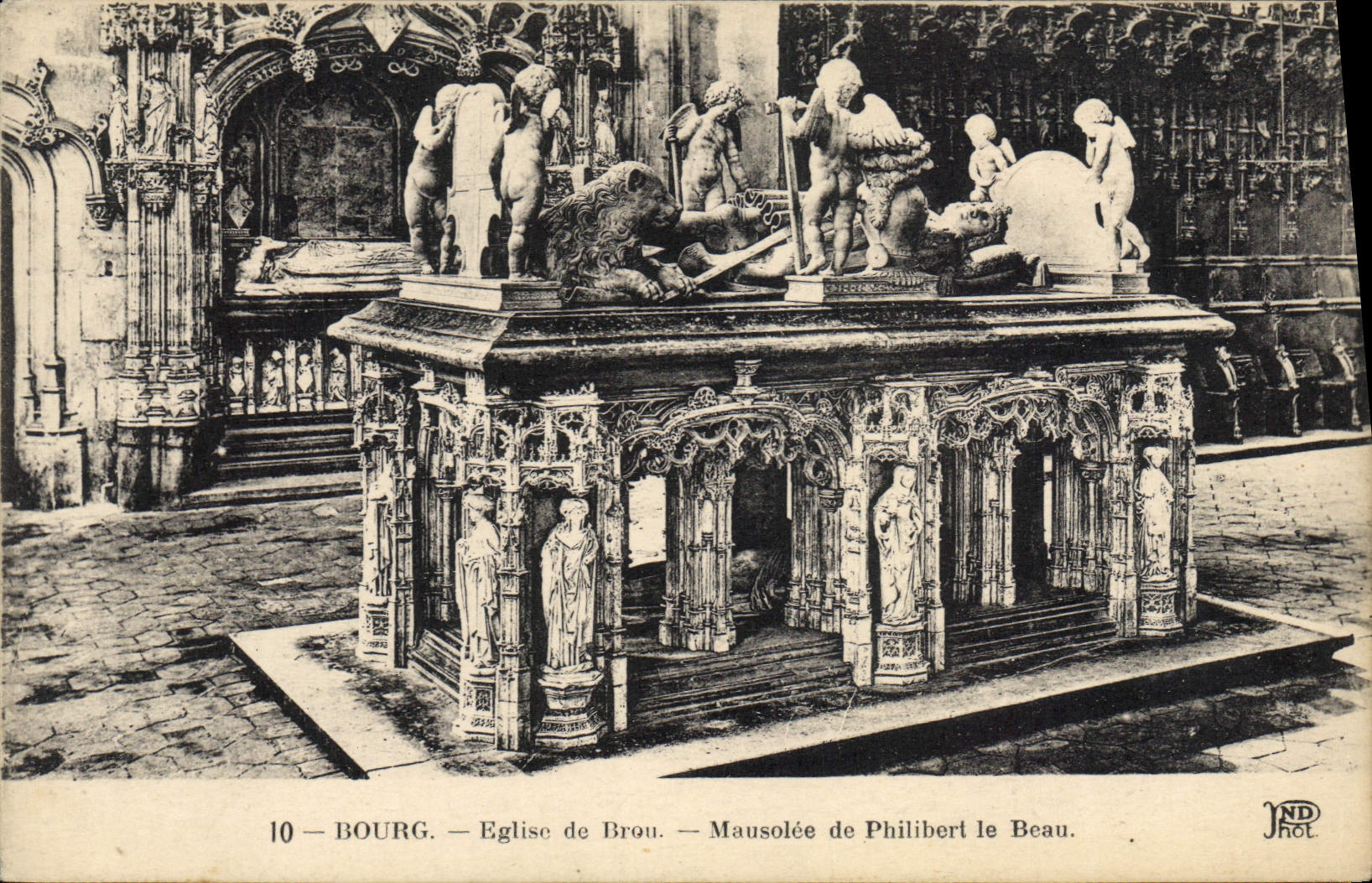 Bourg — Église de Brou — Mausolée de Philibert le Beau
