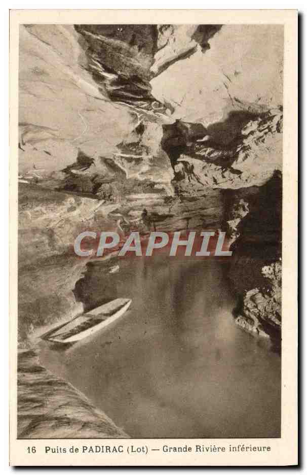 Puits de PADIRAC (Lot) — Grande Rivière inférieure — Phototypie Hélio-Française n°16