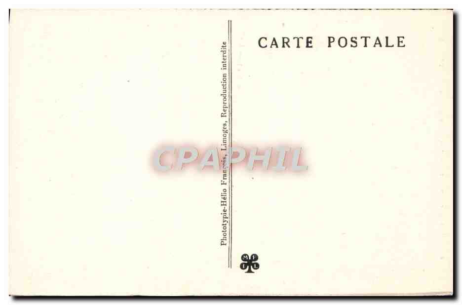 Puits de PADIRAC (Lot) — La grande Pendeloque — Phototypie Hélio, Limoges — Rückseite