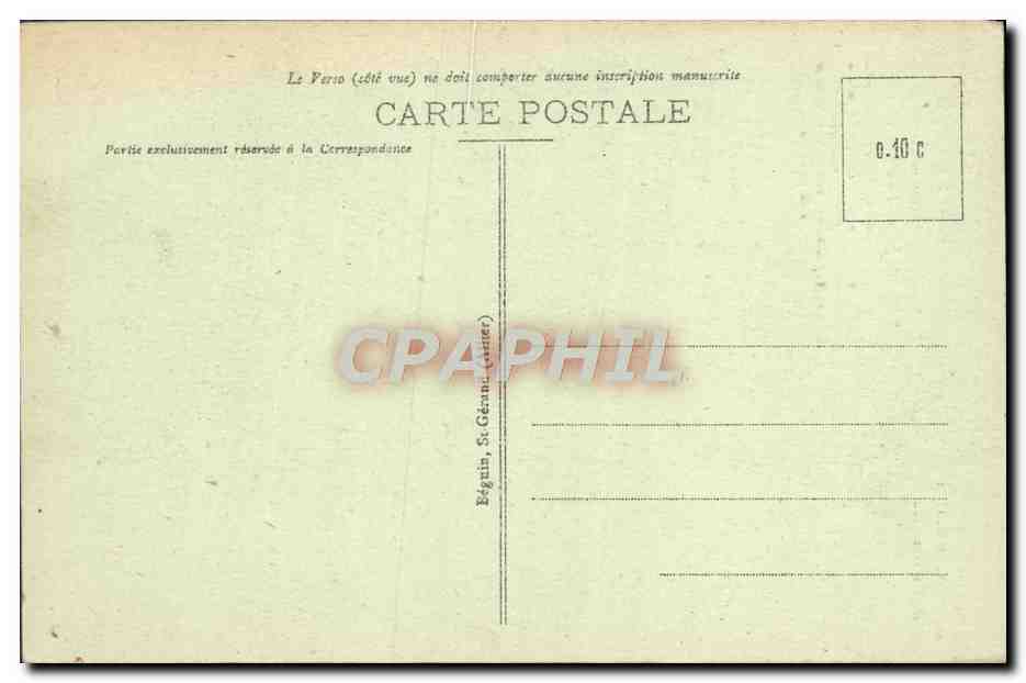 CPA Le Puy en Velay Statue colossale de Notre Dame de France  — Verso