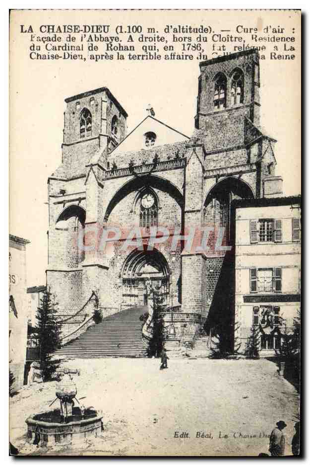 CPA La Chaise Dieu Cure d'Air Facade de l'abbaye 
