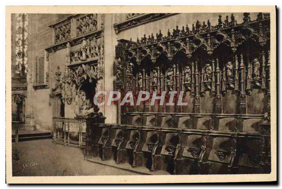 Bourg (Ain) - Église de Brou - Les Stalles du Chœur — Éditions d'Art Yvon