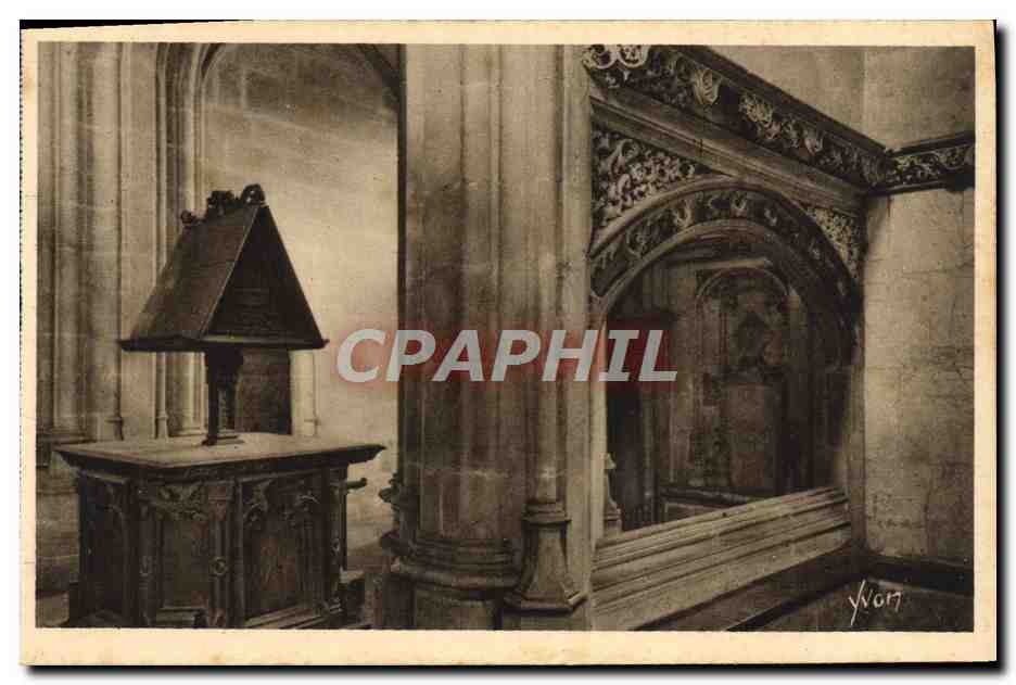 CPA Bourg Eglise de Brou Details de L'Oratoire et Lutrin de Marguerite d'Autriche 