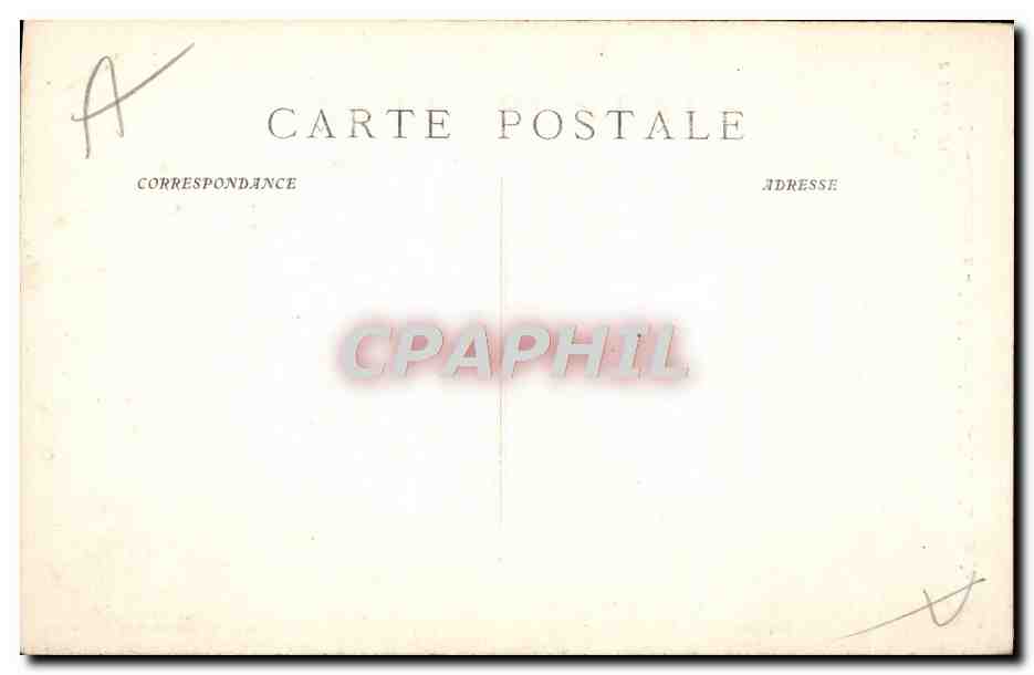 CPA Marseille Interieur de ND de la Garde Orgue  — Rückseite