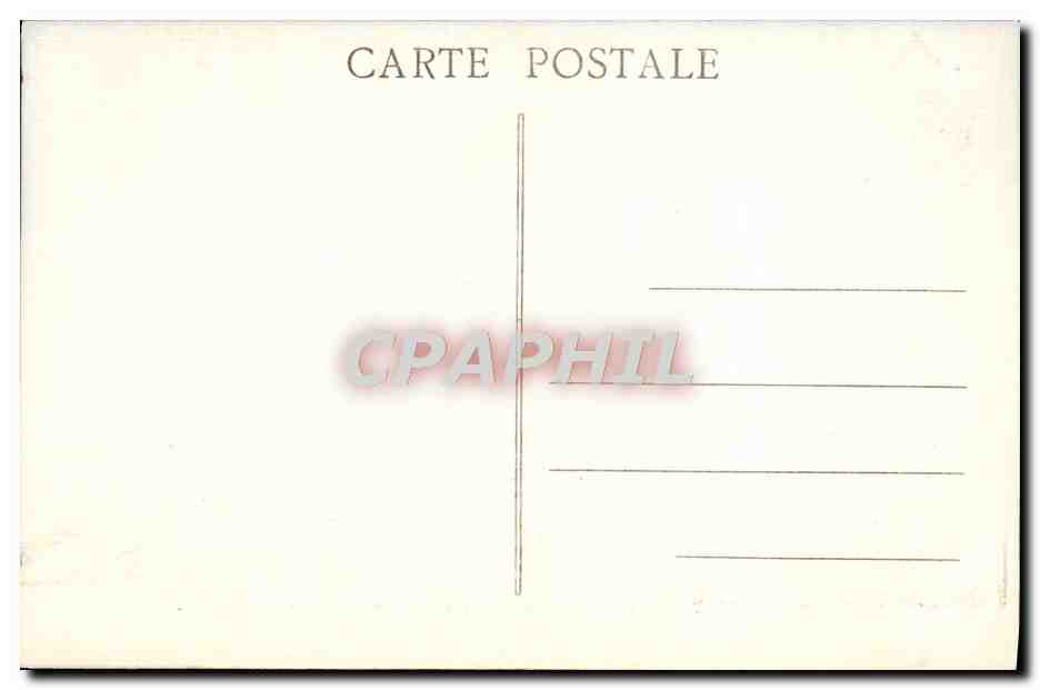 CPA Marseille Notre Dame de la Garde Caserne du fort  — Rückseite