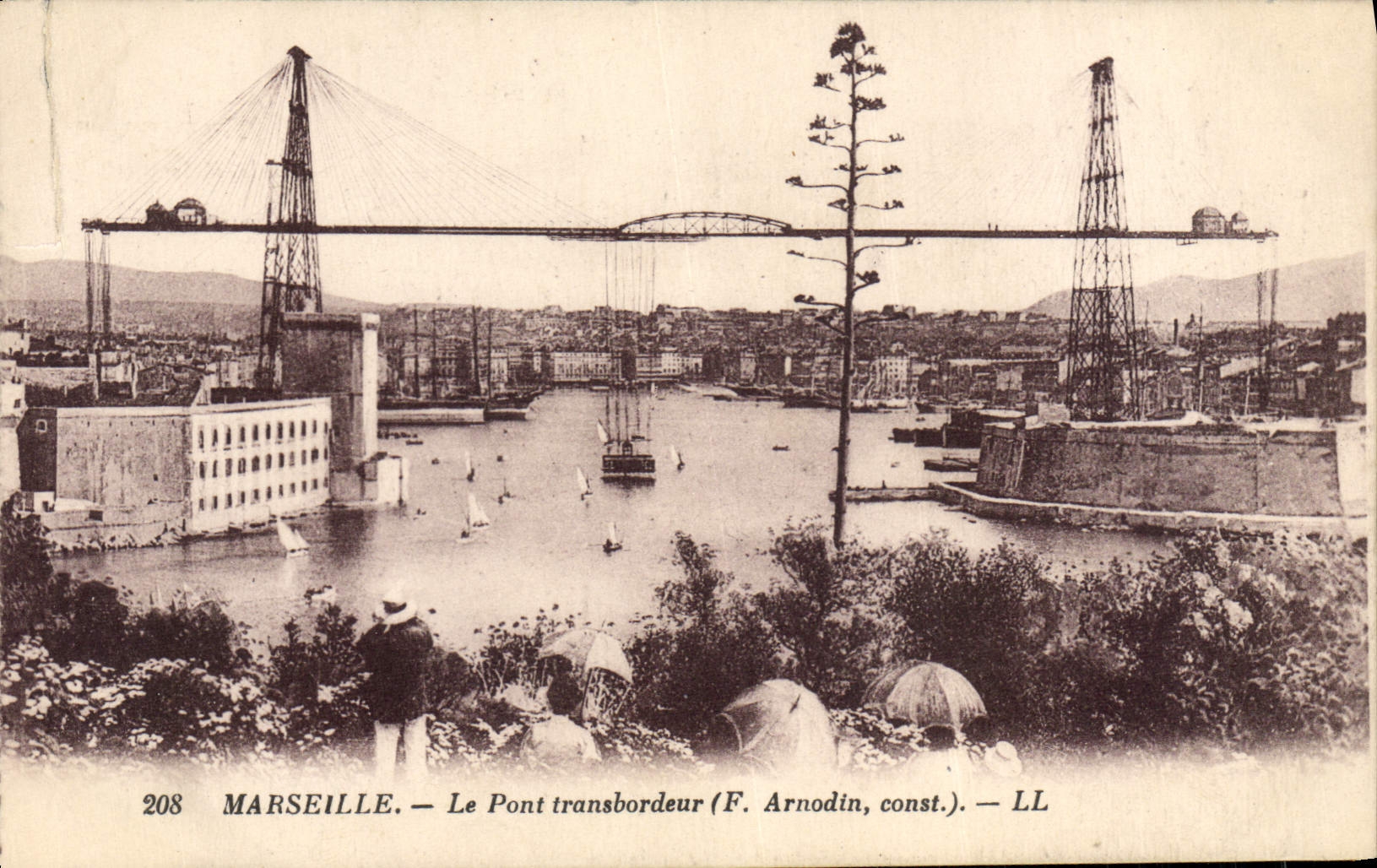 MARSEILLE — Le Pont transbordeur (F. Arnodin, const.) — LL