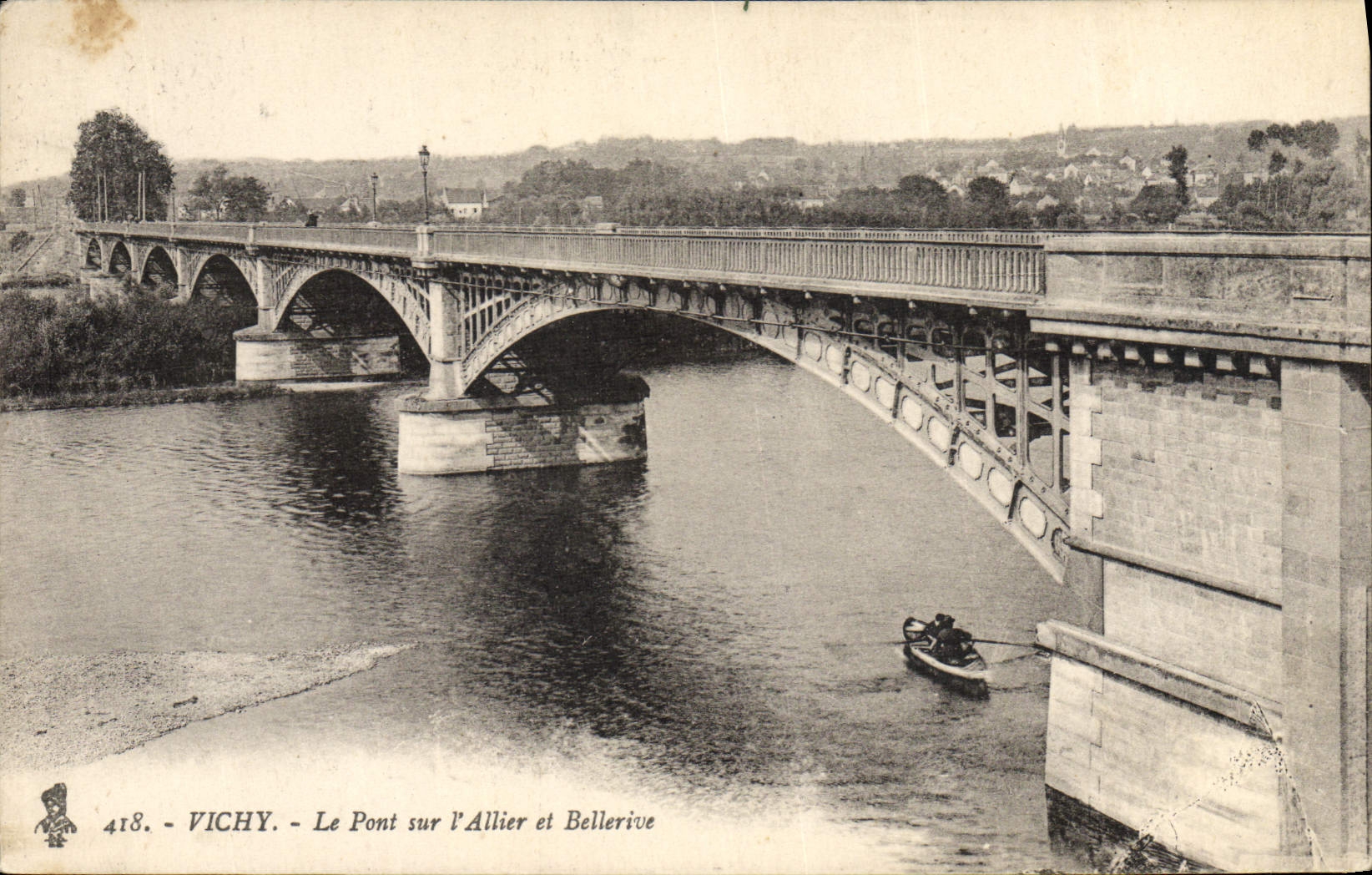 CPA Vichy Le Pont Sur l'Allier et Bellerive