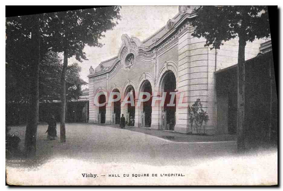 CPA Vichy Hall Du Square De L'Hopital