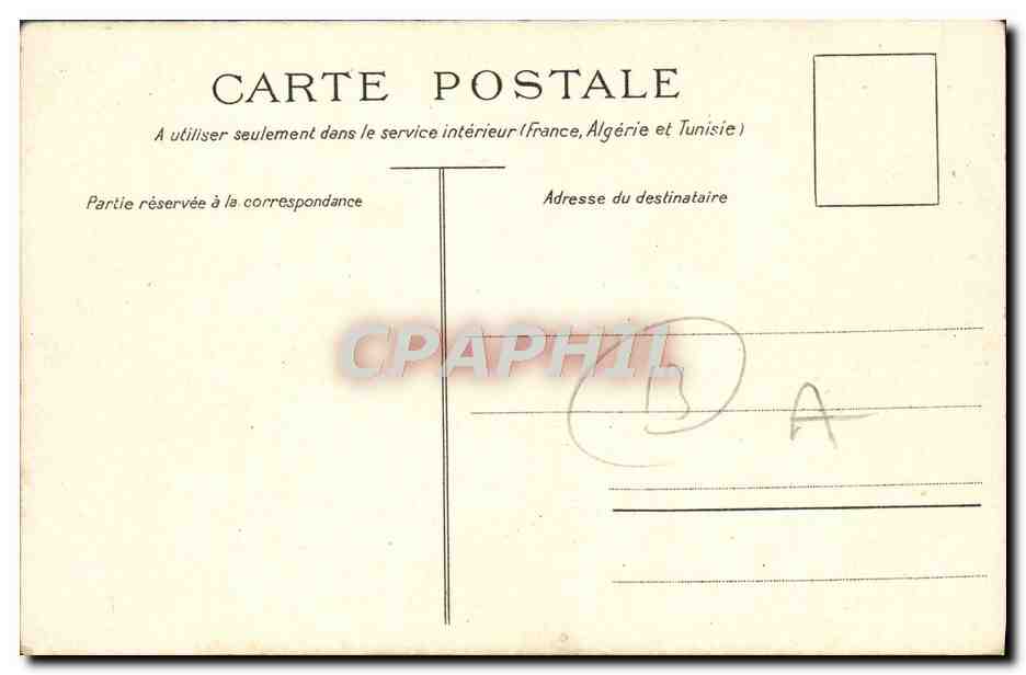 CPA Marseille Le Prado — Rückseite